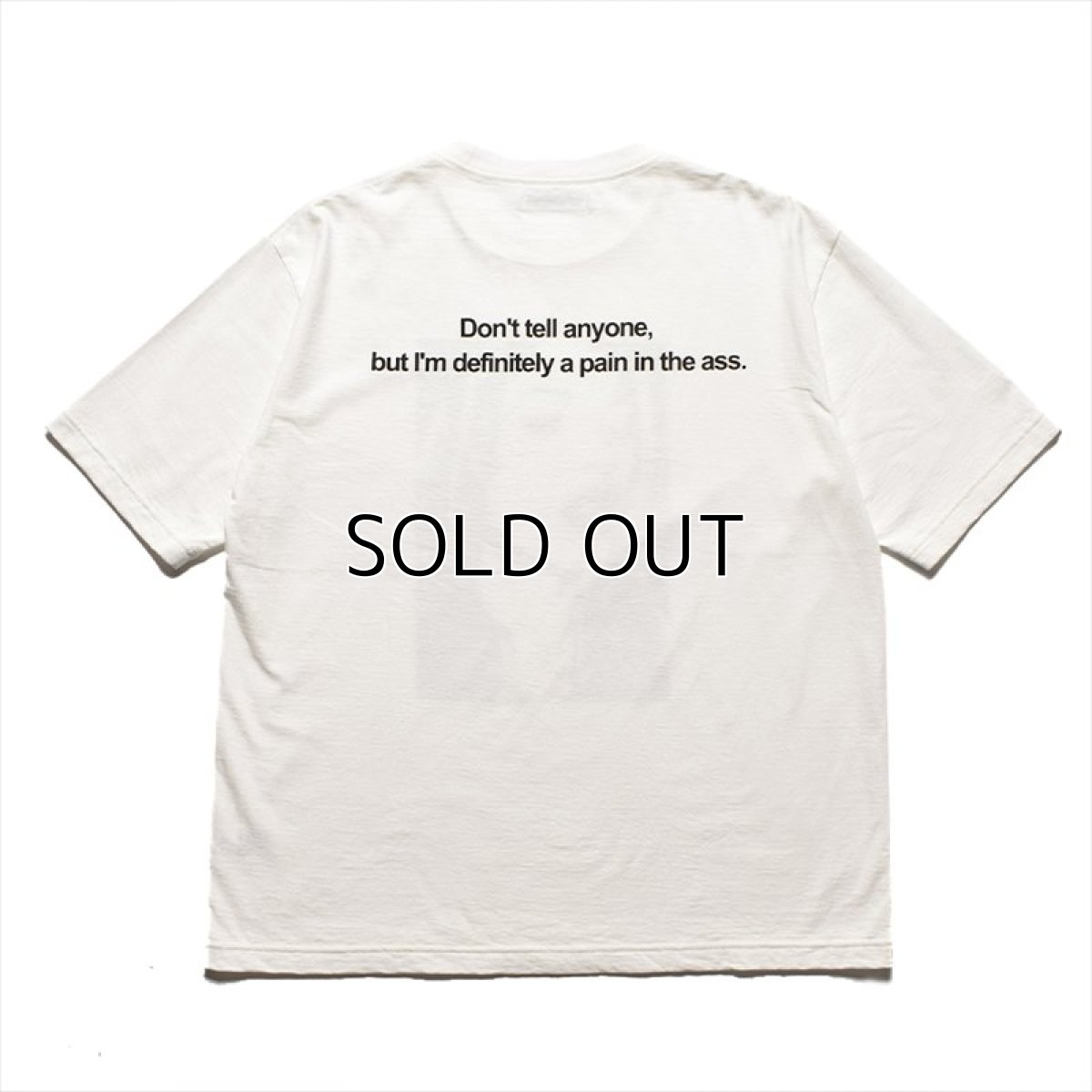 画像4: MINEDENIM Monochrome Two tone Face Crewneck T-Shirt (Tシャツ) (4)