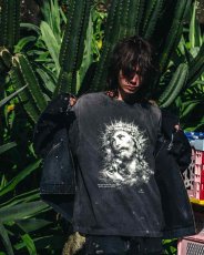 画像2: ©SAINT Mxxxxxx SS TEE JESUS Black (Tシャツ) (2)
