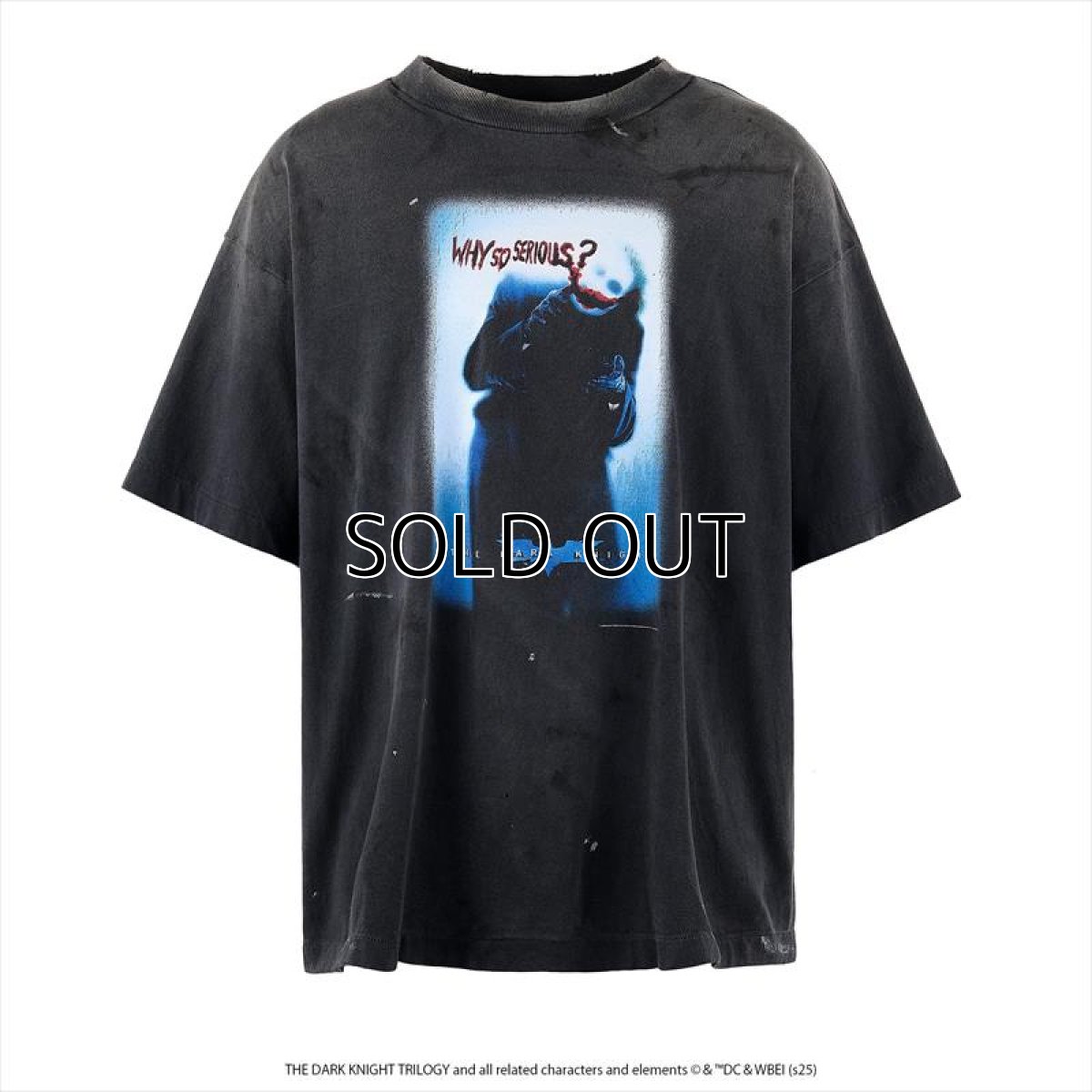 画像1: ©SAINT Mxxxxxx x The Dark Knight BTM_SS TEE LIP Black (Tシャツ) (1)