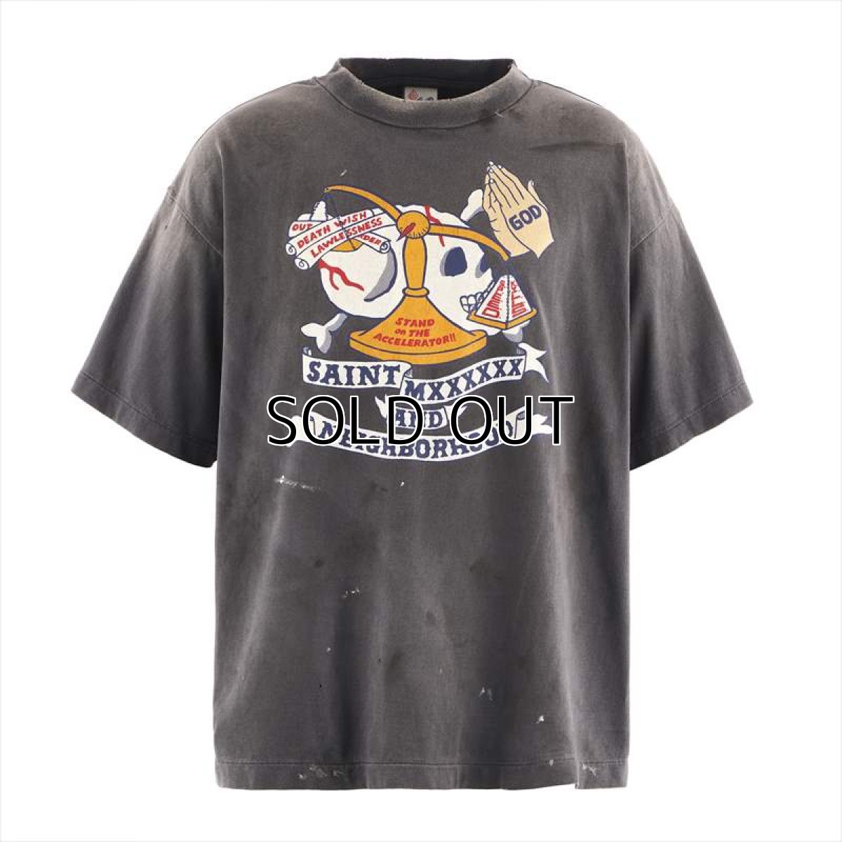 画像1: ©SAINT Mxxxxxx x NEIGHBORHOOD STHD . SS TEE PRAY (Tシャツ) (1)