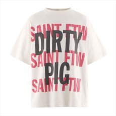 画像1: ©SAINT Mxxxxxx SS TEE DIRTY PIG White (Tシャツ) (1)
