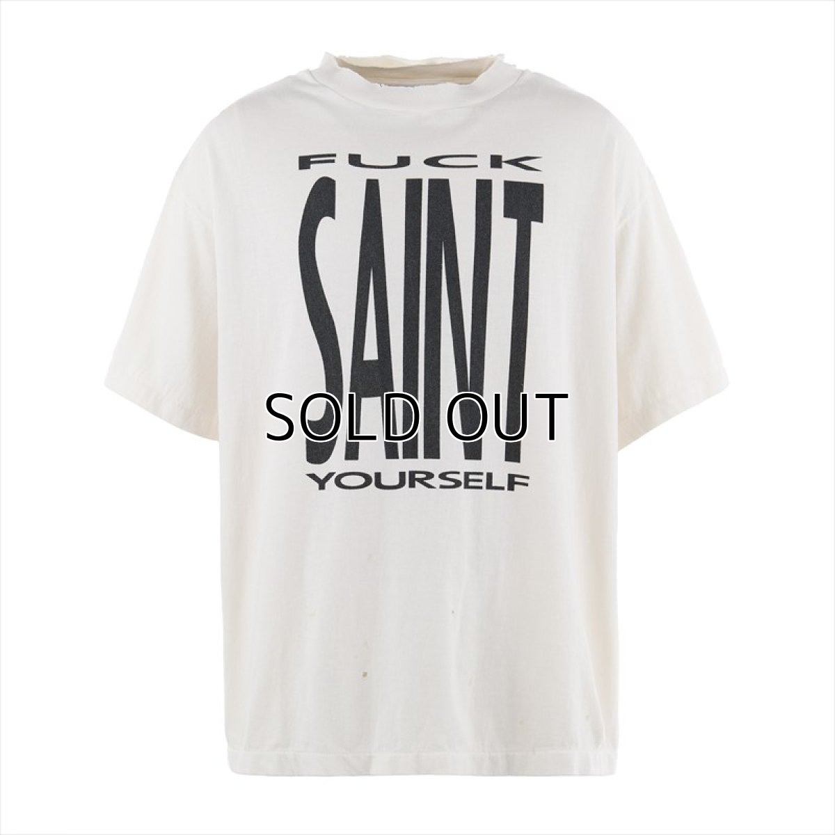 画像1: ©SAINT Mxxxxxx SS TEE SAINT YOURSELF White (Tシャツ) (1)