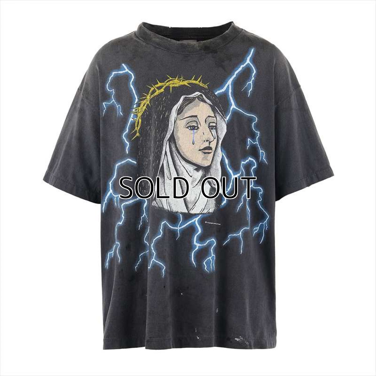 画像1: ©SAINT Mxxxxxx SS TEE MARIA Black (Tシャツ) (1)