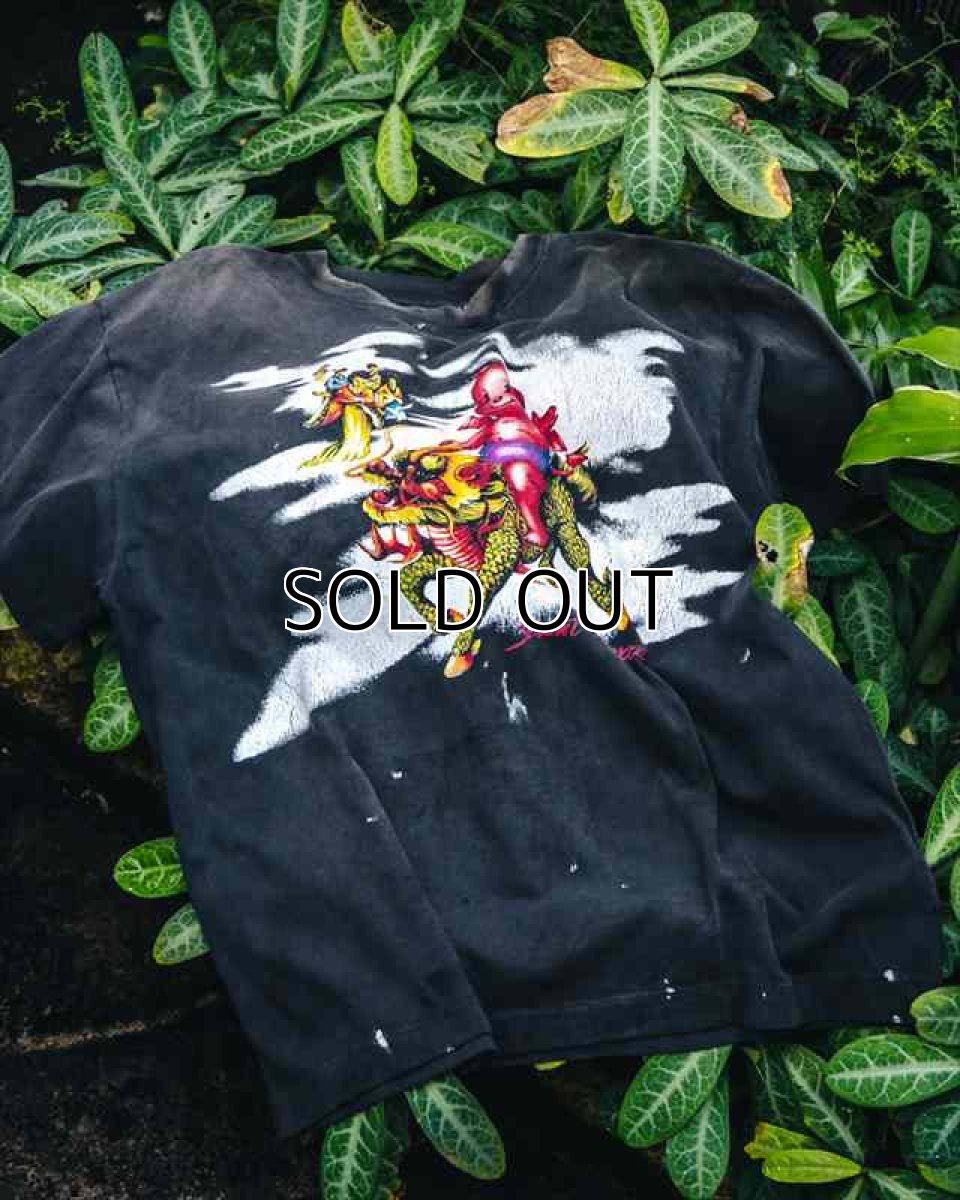 画像3: ©SAINT Mxxxxxx SS TEE DAMAGED Black (Tシャツ) (3)