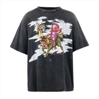 SAINT Mxxxxxx SS TEE EGG Black
