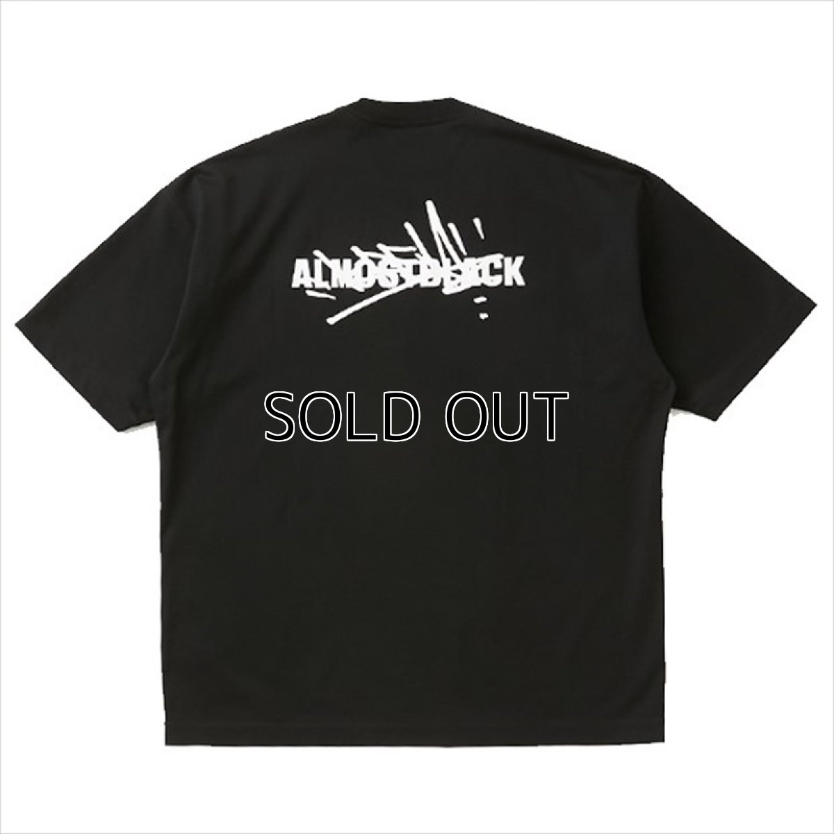 画像1: ALMOSTBLACK x KREVA CREW NECK T-Shirts (Tシャツ) (1)