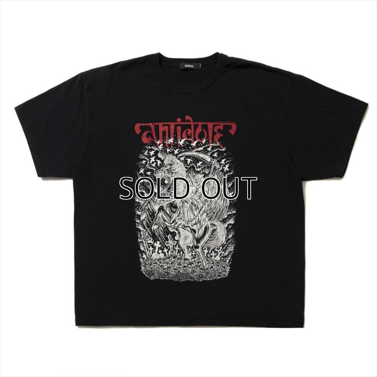 画像1: Antidote BUYERS CLUB Fade Wash S/S Tee (Grim Reaper) Tシャツ (1)