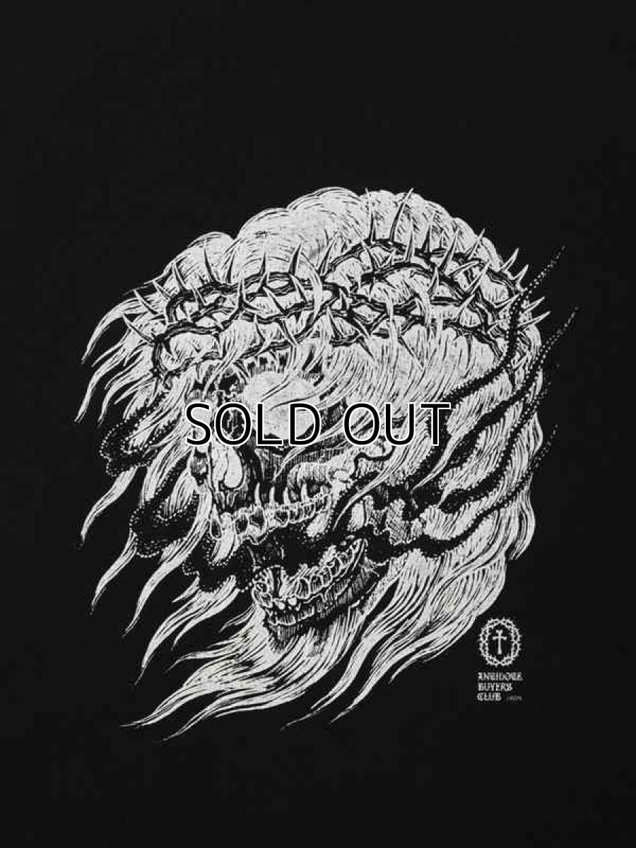 画像2: Antidote BUYERS CLUB Fade Wash S/S Tee (Skull Jesus) Tシャツ (2)