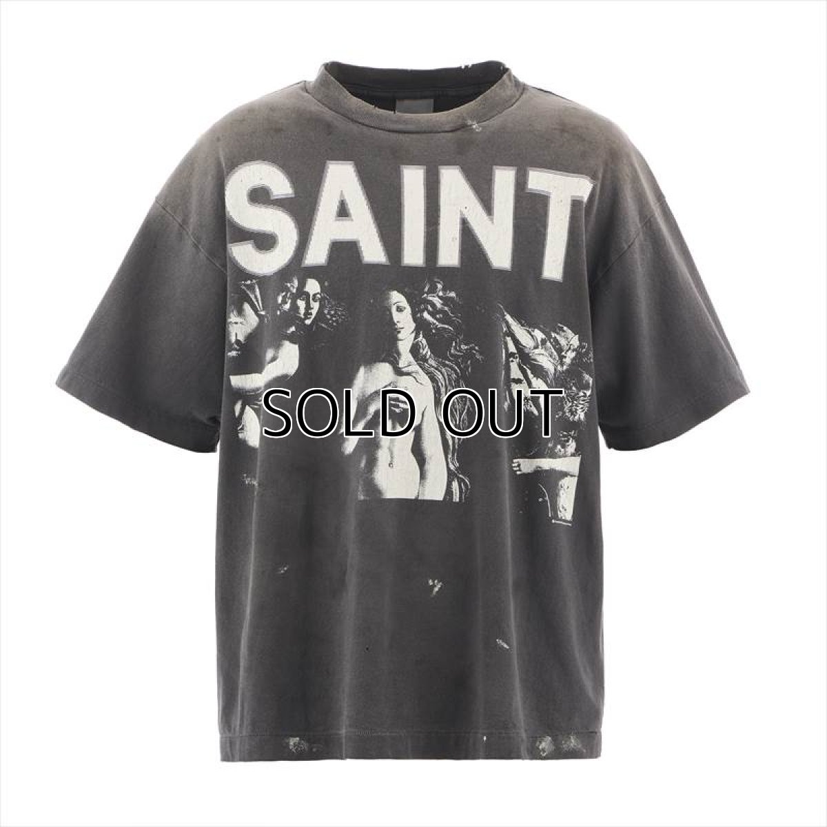 画像1: ©SAINT Mxxxxxx SS TEE SAINT MARIA Black (Tシャツ) (1)