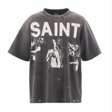 画像1: ©SAINT Mxxxxxx SS TEE SAINT MARIA Black (Tシャツ) (1)