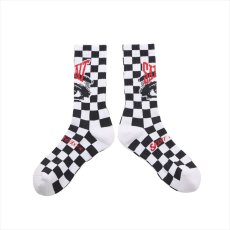 画像1: ©SAINT Mxxxxxx SOCKS EYE Black/White (ソックス) (1)