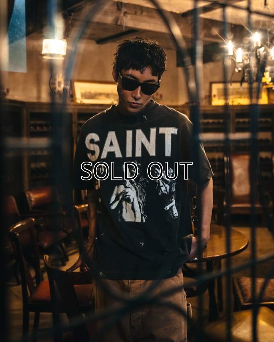 画像2: ©SAINT Mxxxxxx SS TEE SAINT MARIA Black (Tシャツ) (2)