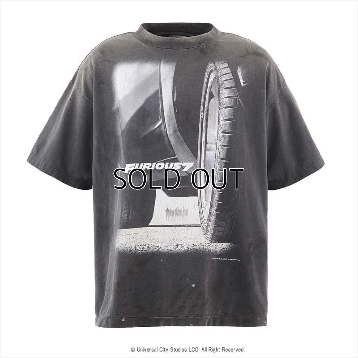 画像1: ©SAINT Mxxxxxx FAST & FURIOUS FF_SS TEE FURIOUS 7 Black (Tシャツ) (1)
