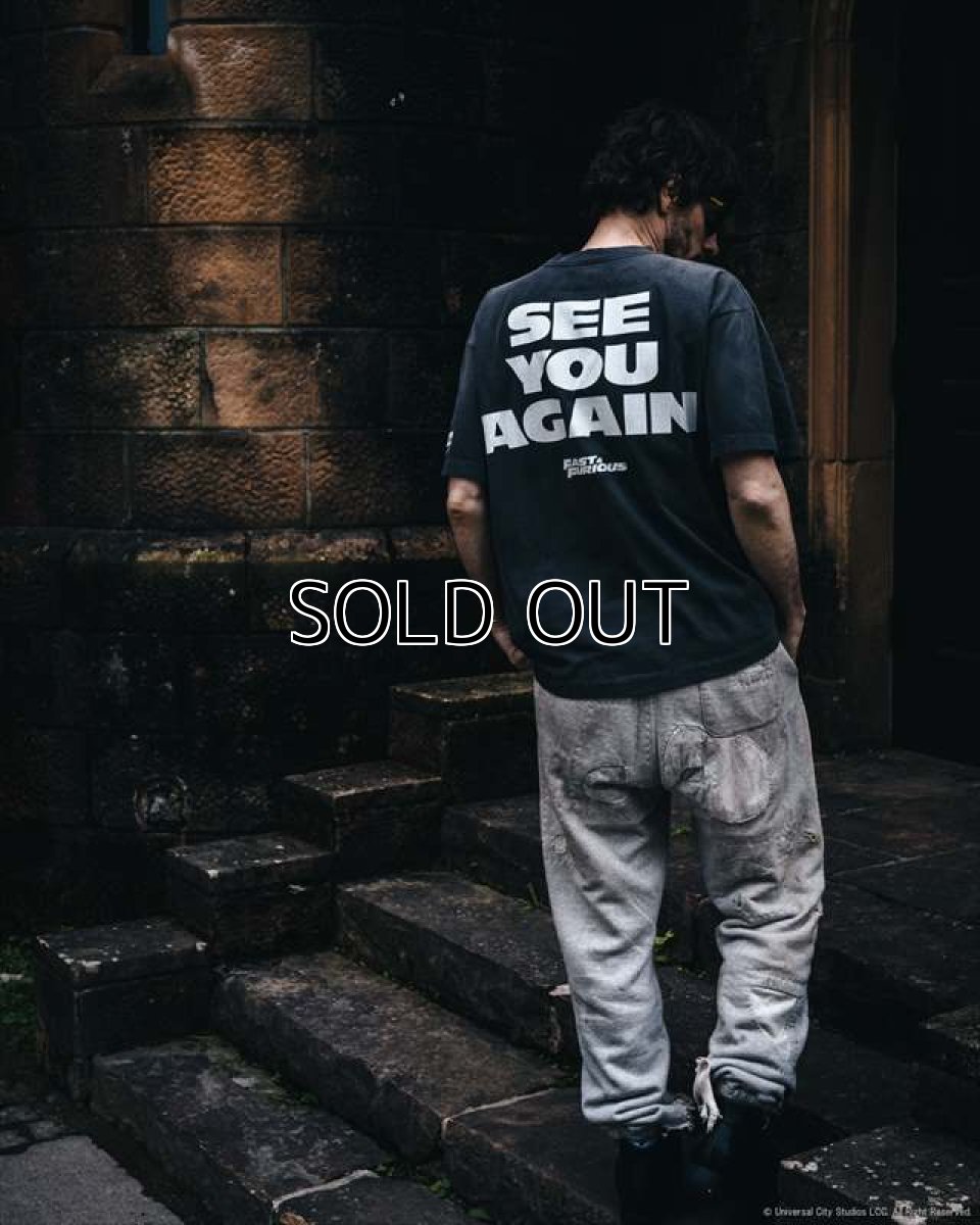 画像5: ©SAINT Mxxxxxx FAST & FURIOUS FF_SS TEE FURIOUS 7 Black (Tシャツ) (5)