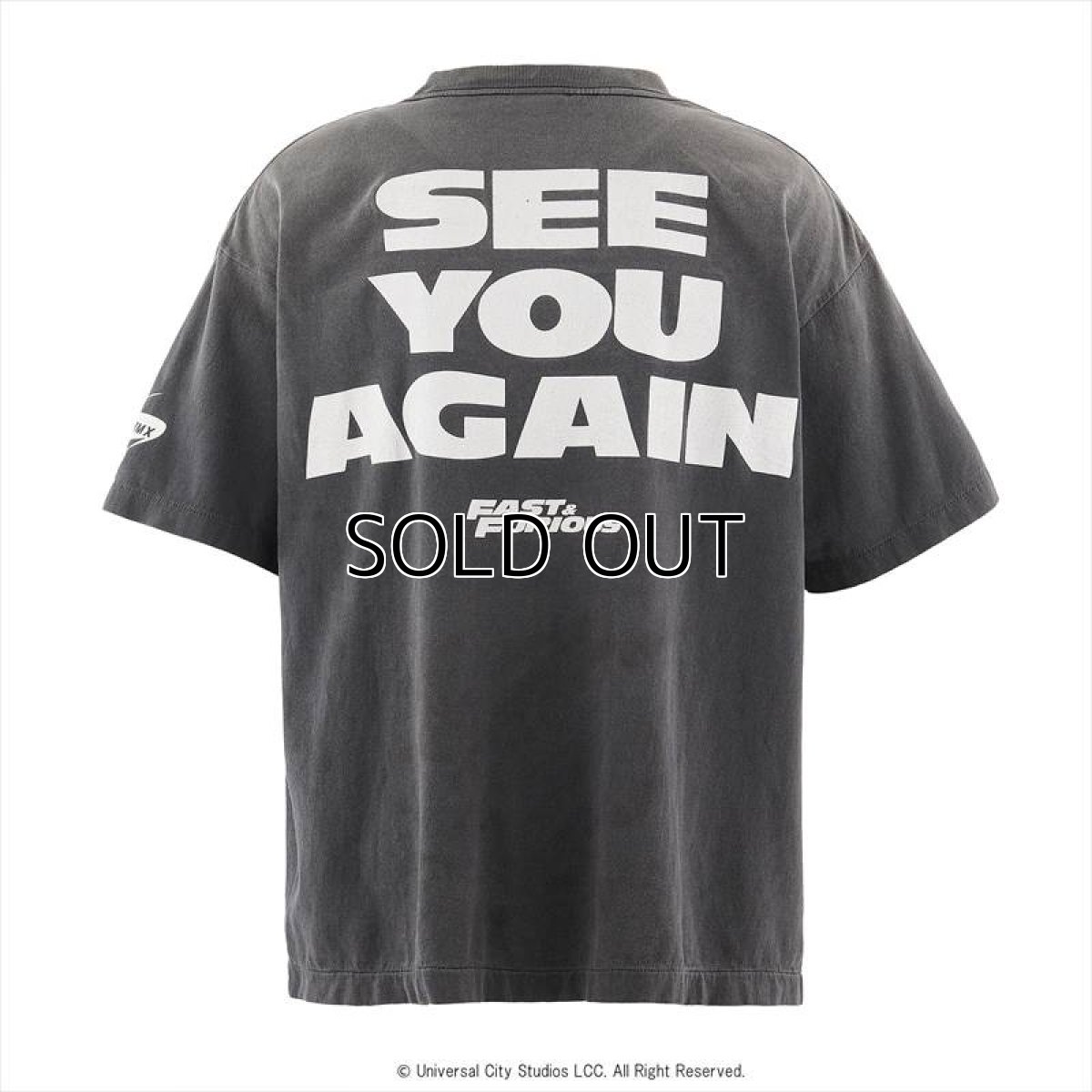 画像2: ©SAINT Mxxxxxx FAST & FURIOUS FF_SS TEE FURIOUS 7 Black (Tシャツ) (2)