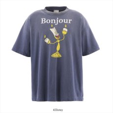 画像1: ©SAINT Mxxxxxx Disney DNF_SS TEE BONJOUR Navy (Tシャツ) (1)