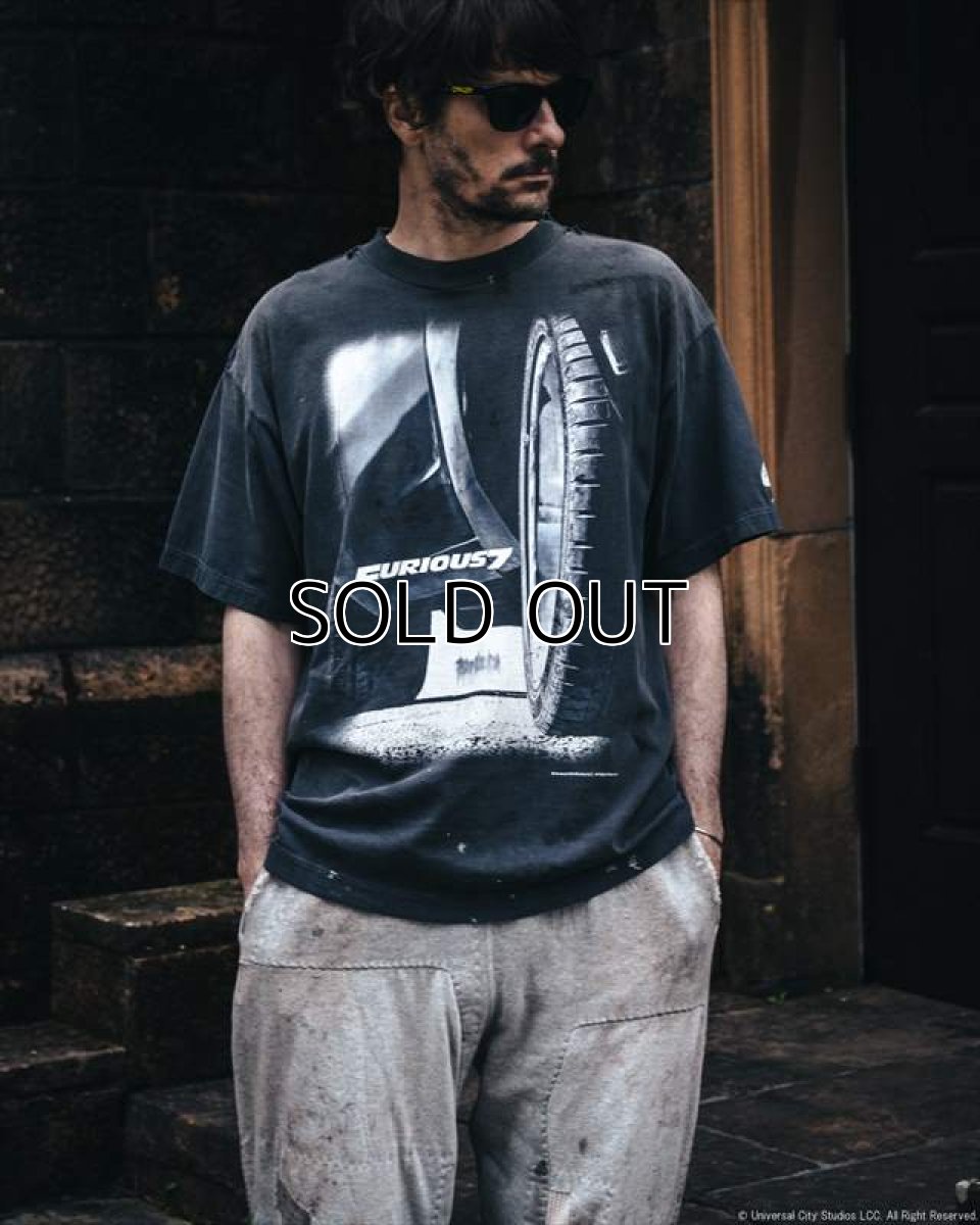 画像4: ©SAINT Mxxxxxx FAST & FURIOUS FF_SS TEE FURIOUS 7 Black (Tシャツ) (4)