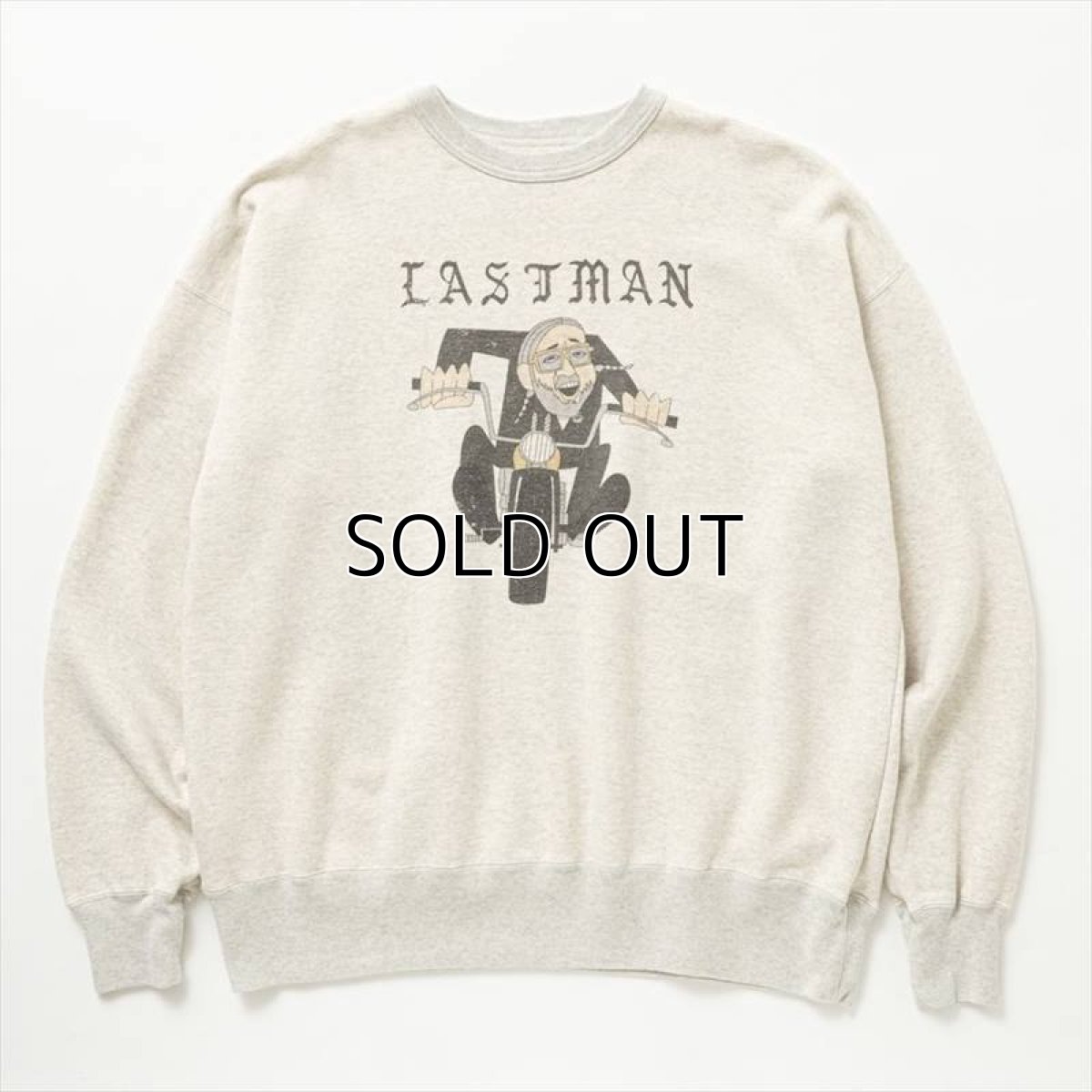 画像1: LASTMAN Printed Crew Neck "Easy Rider" (スウェット) (1)