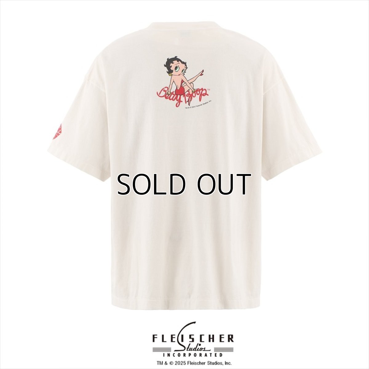 画像2: ©SAINT Mxxxxxx x Betty Boop BTY_SS TEE BETTY White (Tシャツ) (2)