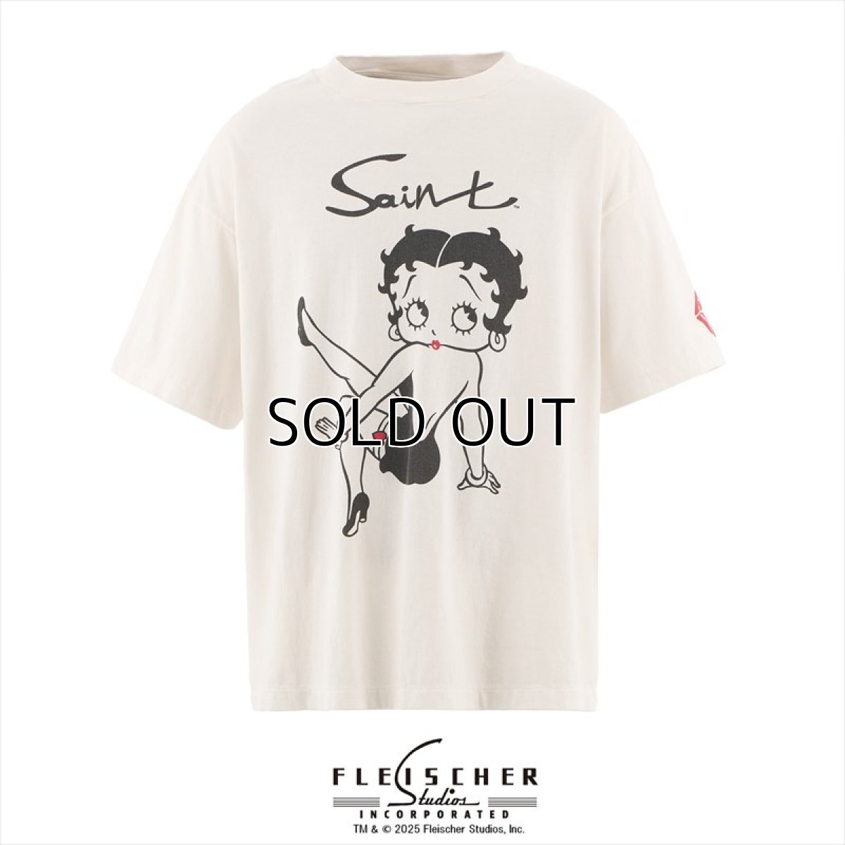 画像1: ©SAINT Mxxxxxx x Betty Boop BTY_SS TEE BETTY White (Tシャツ) (1)