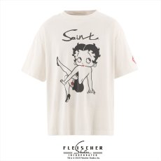画像1: ©SAINT Mxxxxxx x Betty Boop BTY_SS TEE BETTY White (Tシャツ) (1)