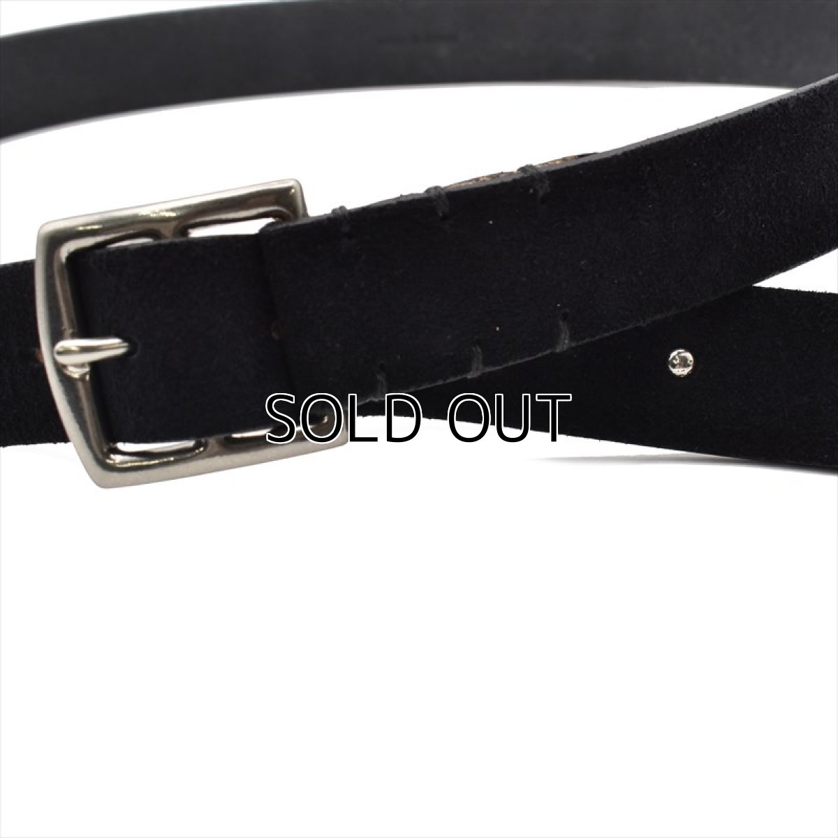 画像3: MINEDENIM Suede Leather Belt (ベルト) (3)