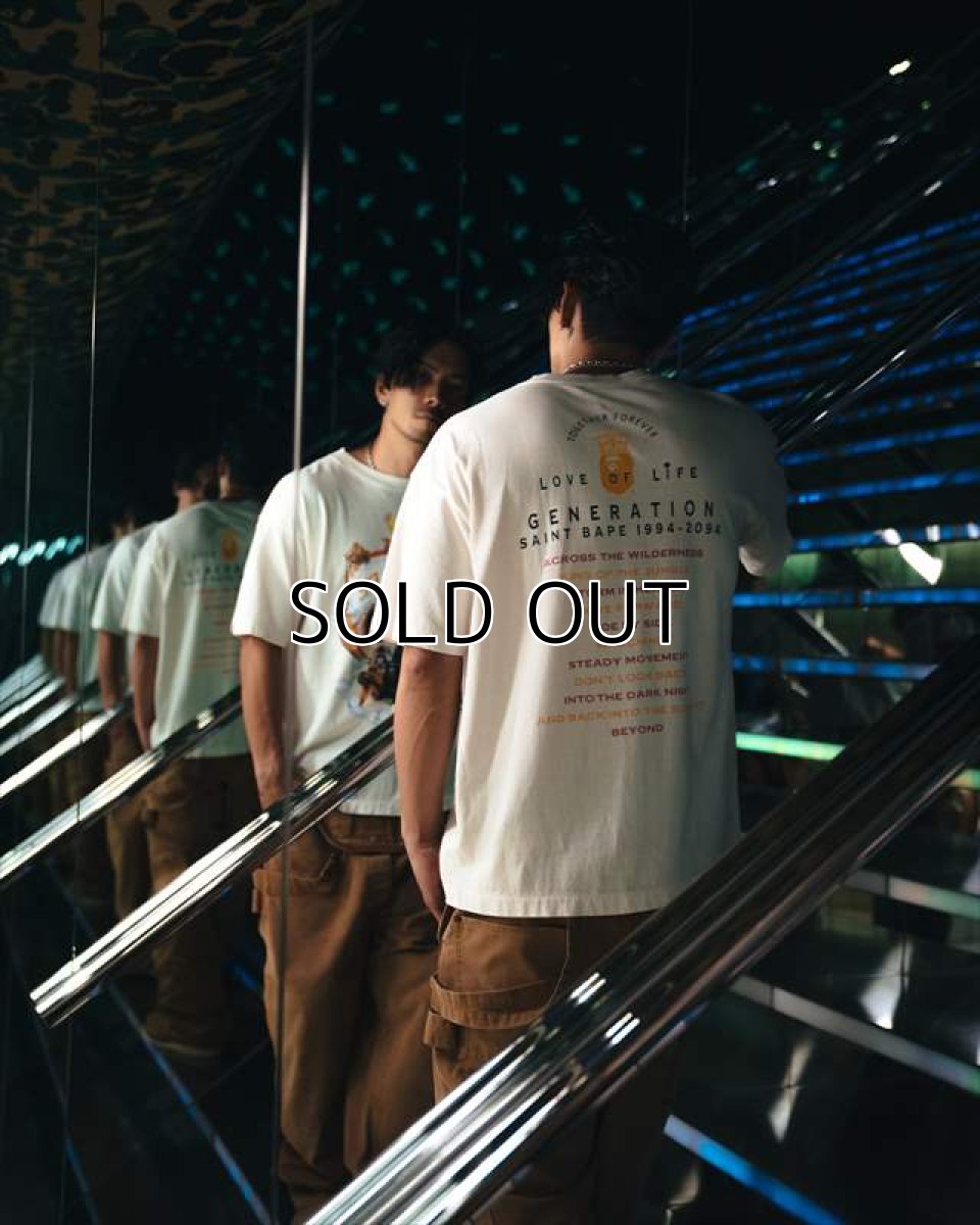 画像6: ©SAINT Mxxxxxx x A BATHING APE BAPE_SS TEE GENERATION White (Tシャツ) (6)