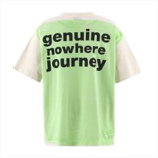 画像2: ©SAINT Mxxxxxx x A BATHING APE BAPE_SS TEE HANDPRINT White/Green (Tシャツ) (2)