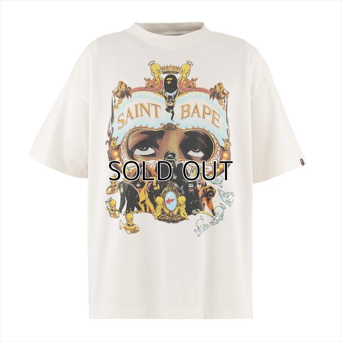 画像1: ©SAINT Mxxxxxx x A BATHING APE BAPE_SS TEE GENERATION White (Tシャツ) (1)