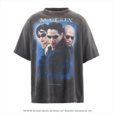 画像1: ©SAINT Mxxxxxx x MATRIX MTRX_SS TEE THE MATRIX WHITE LOGO Black (Tシャツ) (1)