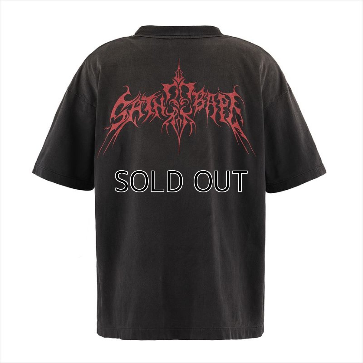 画像2: ©SAINT Mxxxxxx x A BATHING APE BAPE_SS TEE SAINT BAPE Black (Tシャツ) (2)