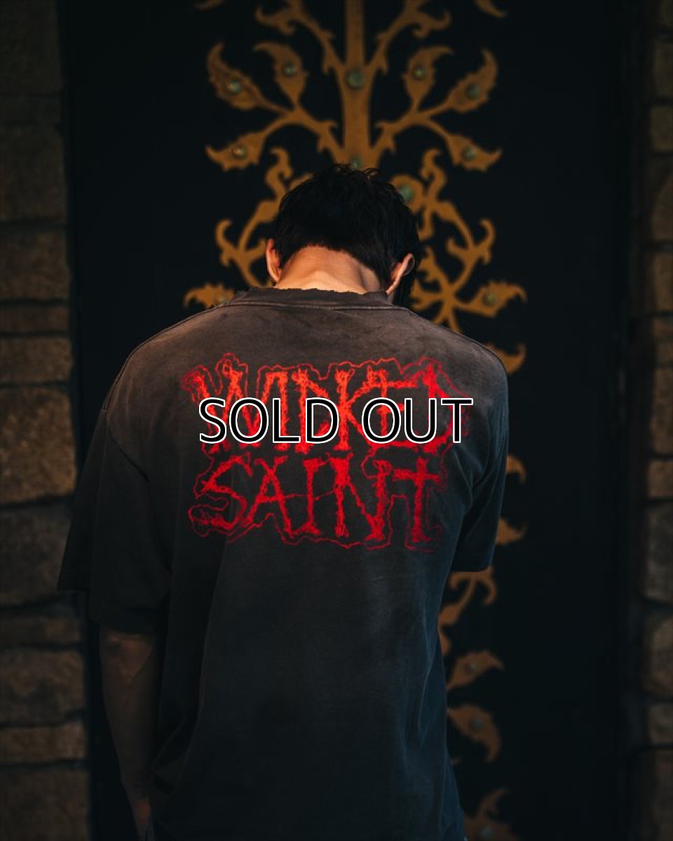 画像6: ©SAINT Mxxxxxx SS TEE HOLY SAINT Black (Tシャツ) (6)