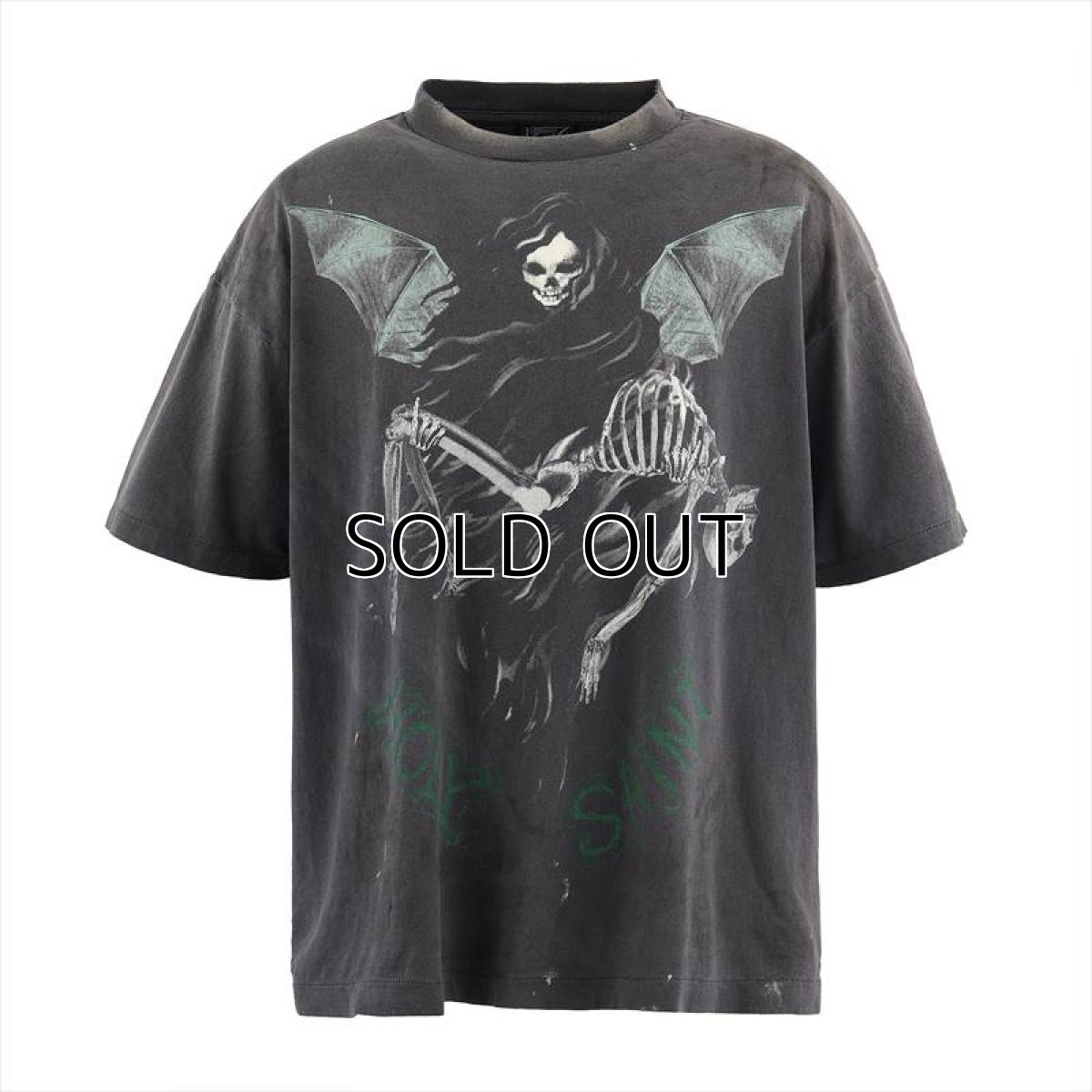 画像1: ©SAINT Mxxxxxx SS TEE HOLY SAINT Black (Tシャツ) (1)