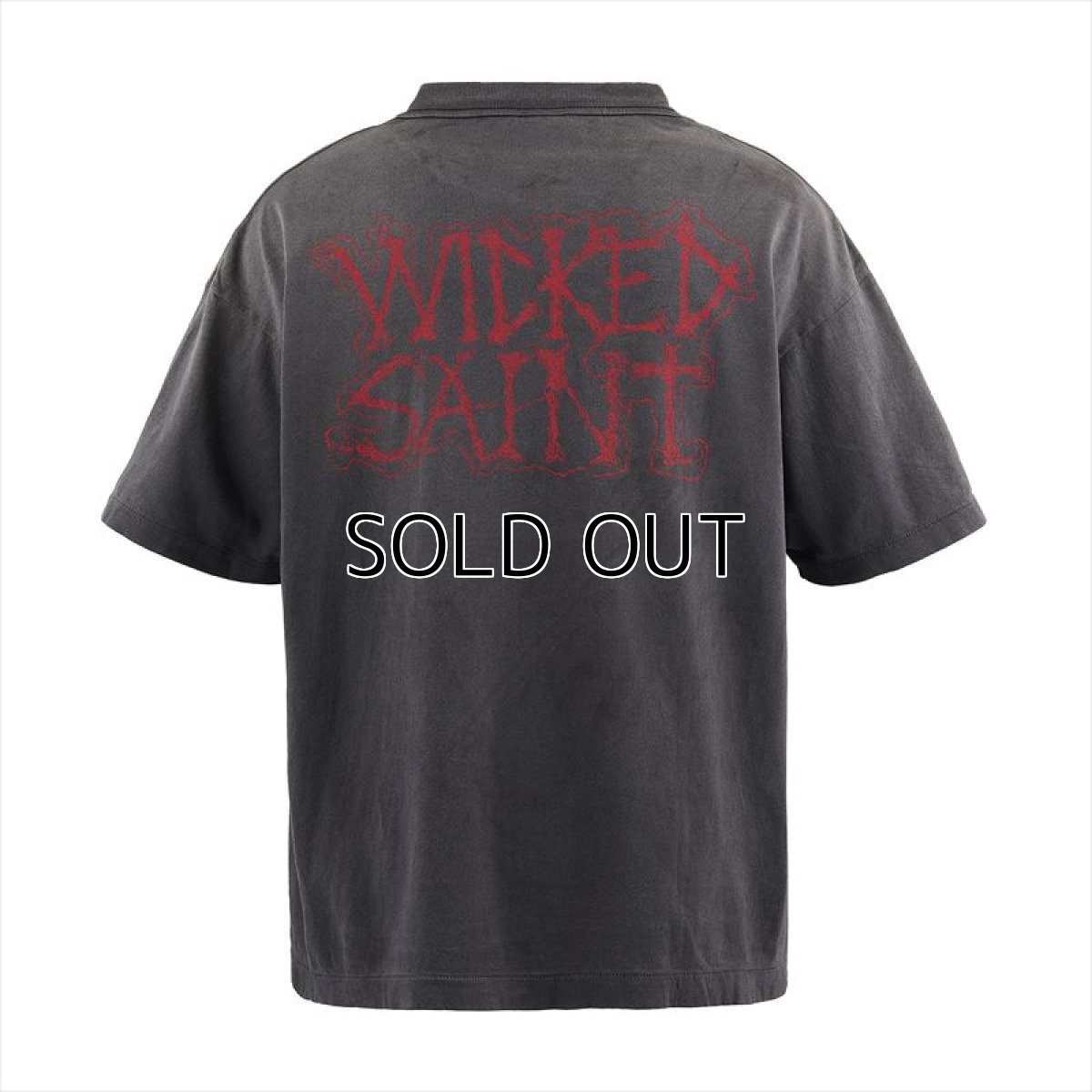 画像2: ©SAINT Mxxxxxx SS TEE HOLY SAINT Black (Tシャツ) (2)