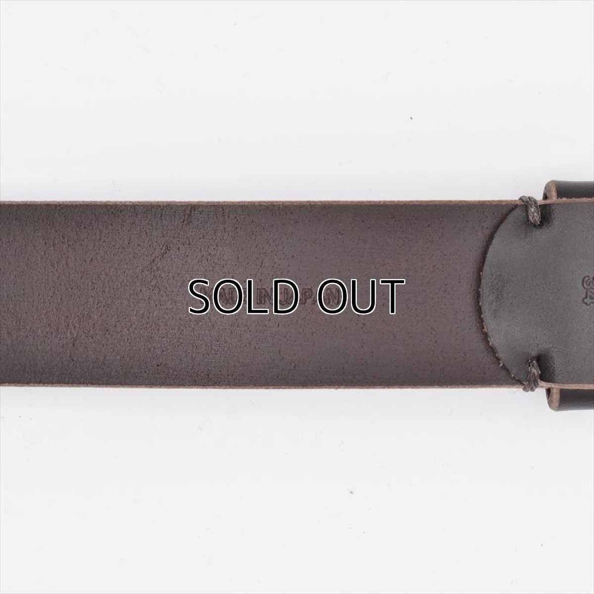 画像5: MINEDENIM Leather Officer Belt (ベルト) (5)