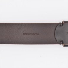 画像5: MINEDENIM Leather Officer Belt (ベルト) (5)