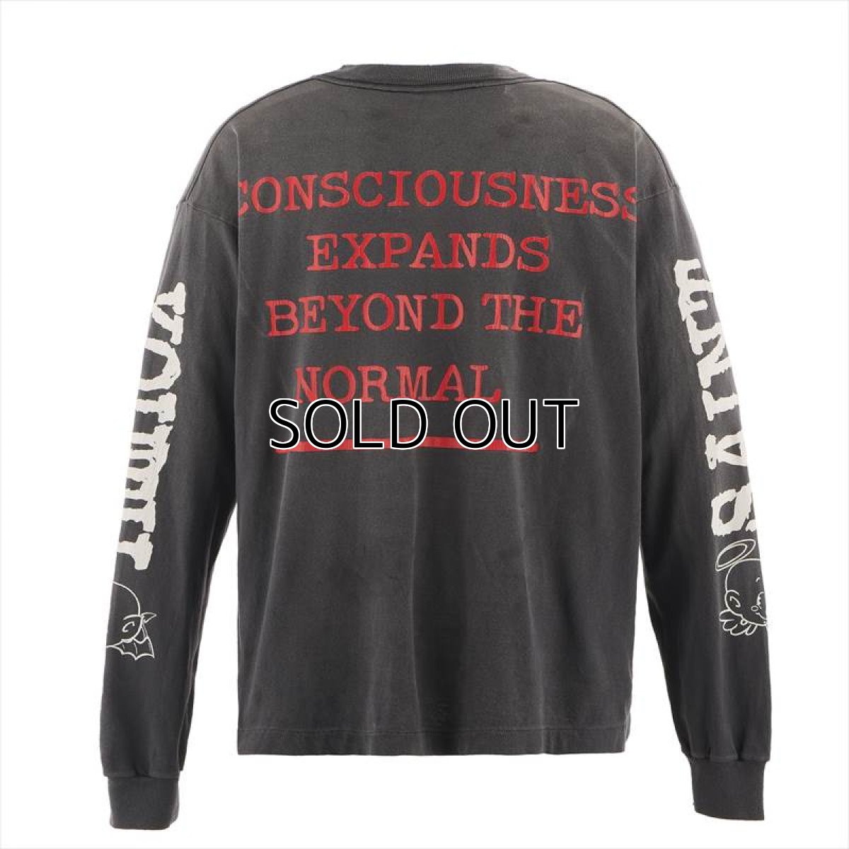 画像2: ©SAINT Mxxxxxx LS TEE SAINT YOUTH Black (ロングスリーブTシャツ) (2)