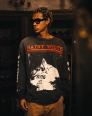 画像4: ©SAINT Mxxxxxx LS TEE SAINT YOUTH Black (ロングスリーブTシャツ) (4)