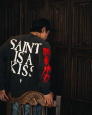 画像5: ©SAINT Mxxxxxx LS TEE SAINT IS A KISS Black (ロングスリーブTシャツ) (5)