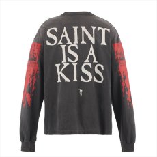 画像2: ©SAINT Mxxxxxx LS TEE SAINT IS A KISS Black (ロングスリーブTシャツ) (2)