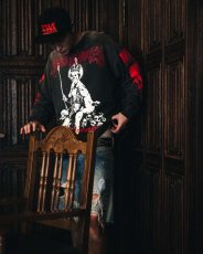 画像4: ©SAINT Mxxxxxx LS TEE SAINT IS A KISS Black (ロングスリーブTシャツ) (4)