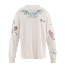 画像2: ©SAINT Mxxxxxx x DR.WOO DW_LS TEE TATTOO White (ロングスリーブTシャツ) (2)