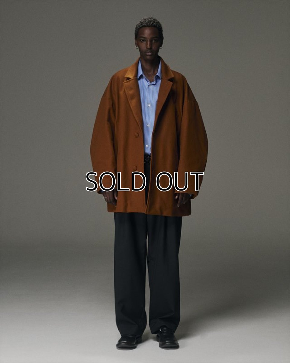 画像3: COOTIE PRODUCTIONS T/W Saxony 2 Tuck Wide Easy Trousers (2タックワイドイージートラウザーズ) (3)