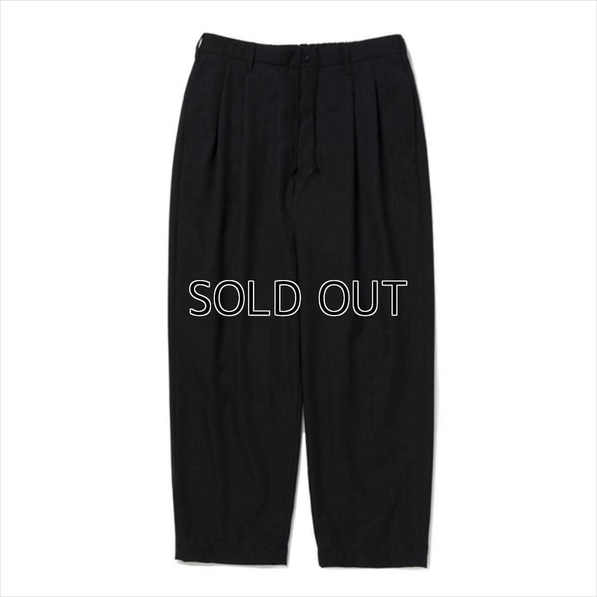 画像1: COOTIE PRODUCTIONS T/W Saxony 2 Tuck Wide Easy Trousers (2タックワイドイージートラウザーズ) (1)