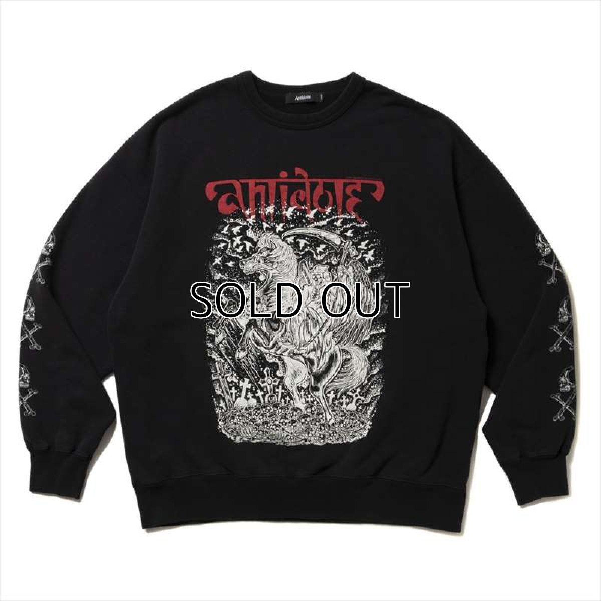 画像1: Antidote BUYERS CLUB Fade Wash Crewneck Sweatshirt (Grim Reaper) スウェット (1)