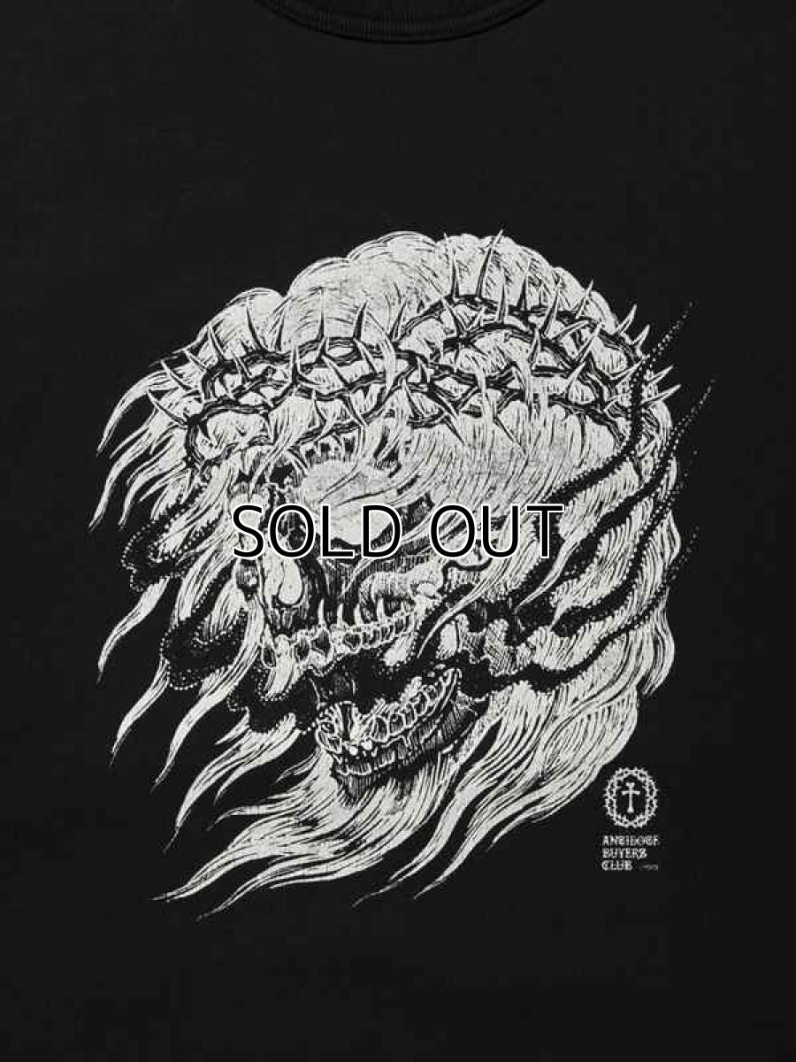 画像2: Antidote BUYERS CLUB Fade Wash Crewneck Sweatshirt (Skull Jesus) スウェット (2)