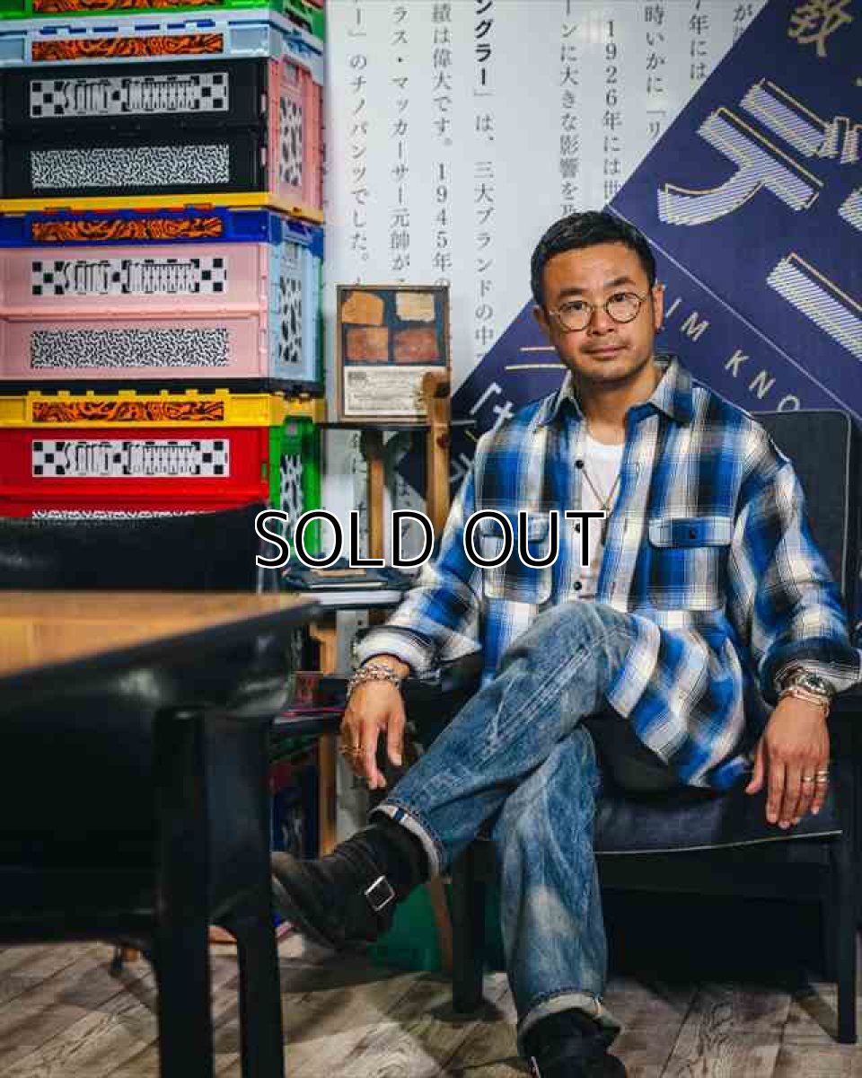 画像3: ©SAINT Mxxxxxx x BerBerJin BB_FLANNEL SHIRT CHECK Blue (チェックシャツ) (3)