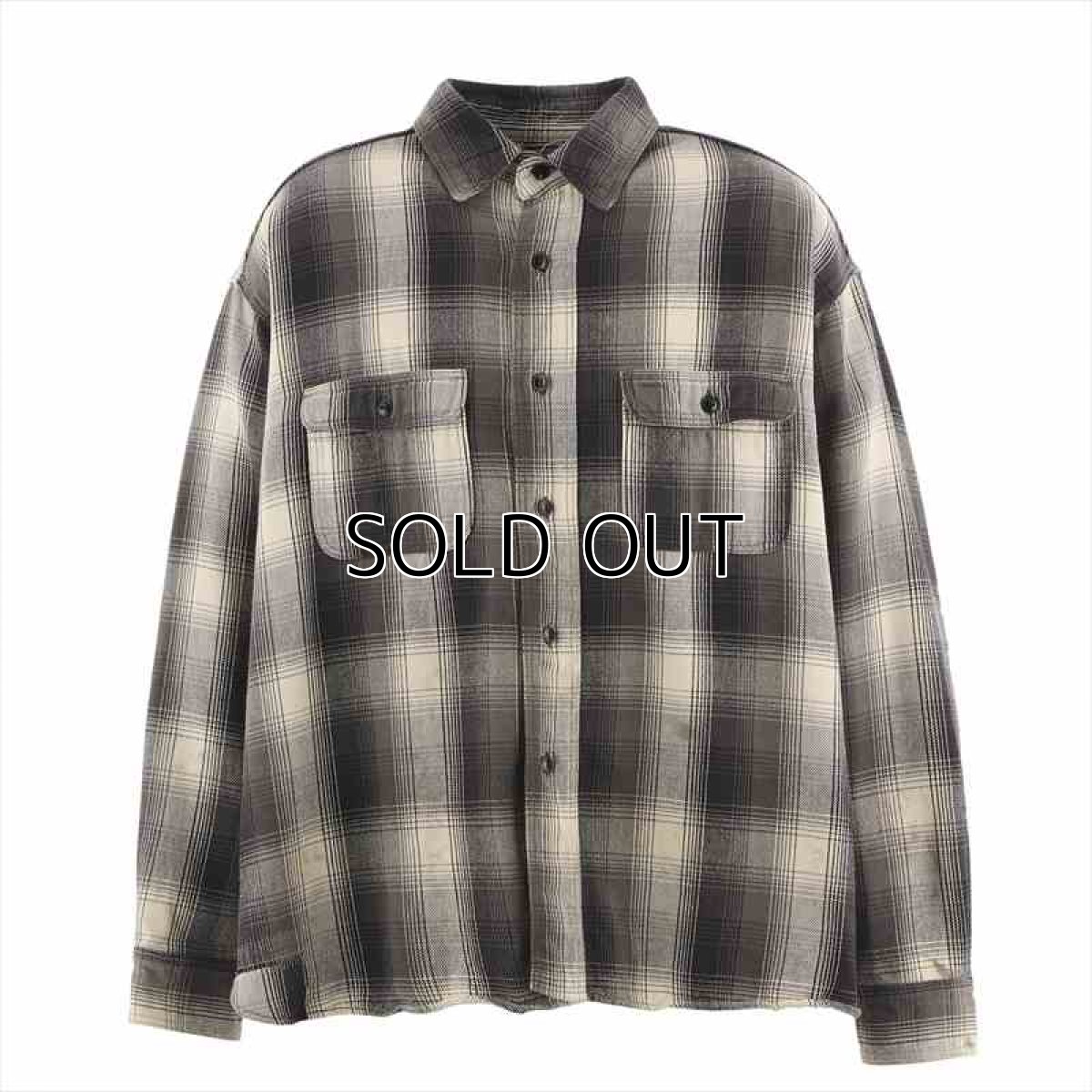 画像1: ©SAINT Mxxxxxx x BerBerJin BB_FLANNEL SHIRT CHECK Black (チェックシャツ) (1)