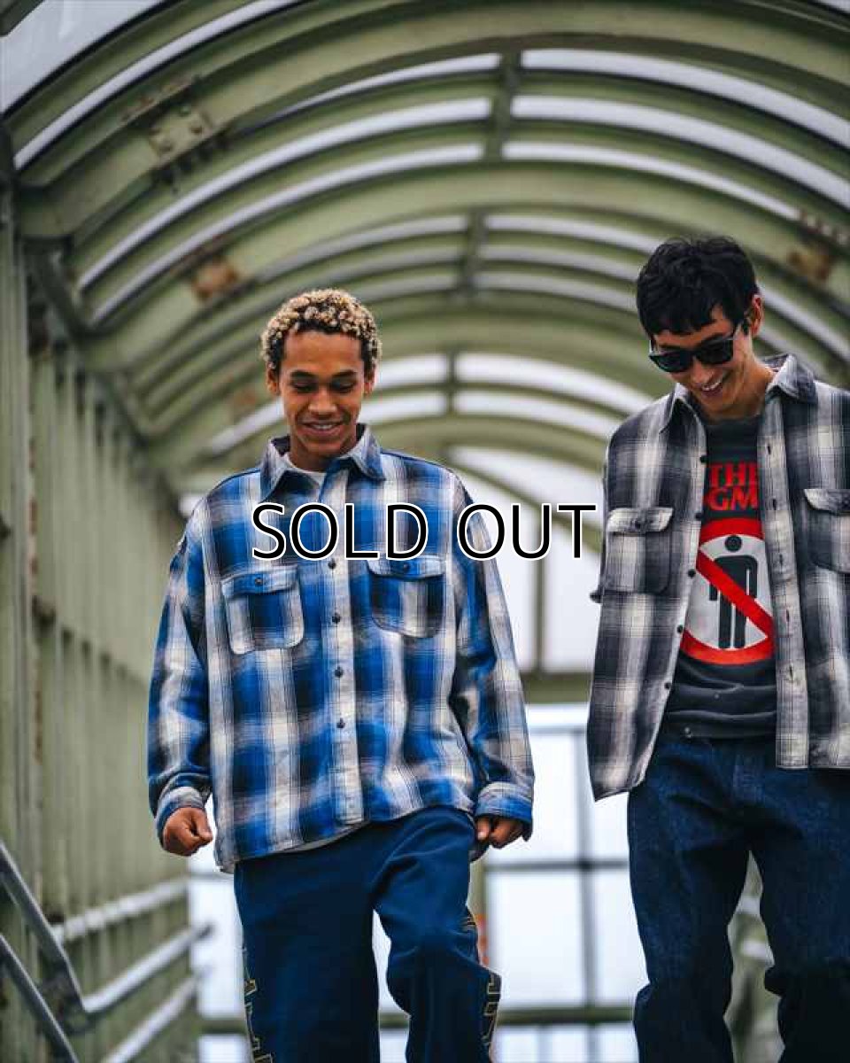 画像3: ©SAINT Mxxxxxx x BerBerJin BB_FLANNEL SHIRT CHECK Black (チェックシャツ) (3)