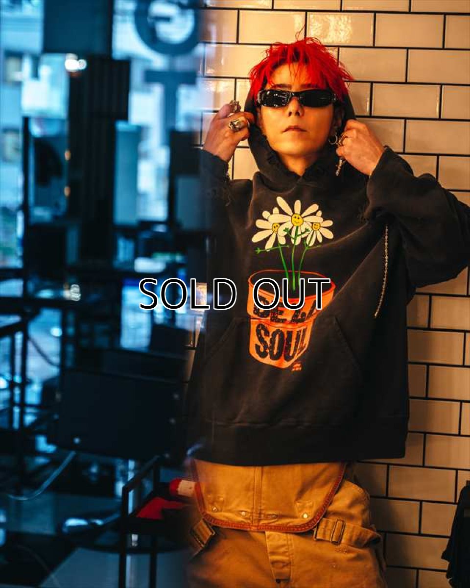 画像8: ©SAINT Mxxxxxx x DE LA SOUL DLS_HOODIE DE LA SOUL Black (パーカー) (8)